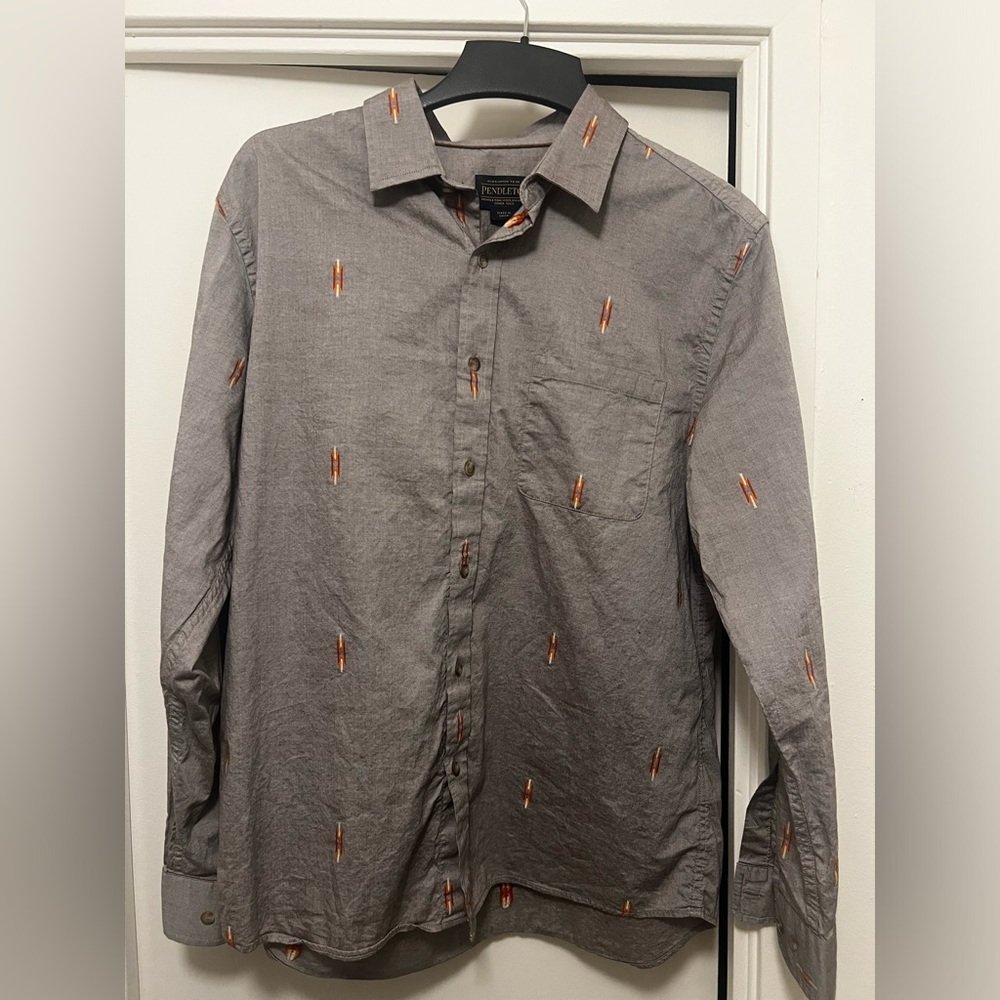 Pendleton Size L (men’s) gray button up
